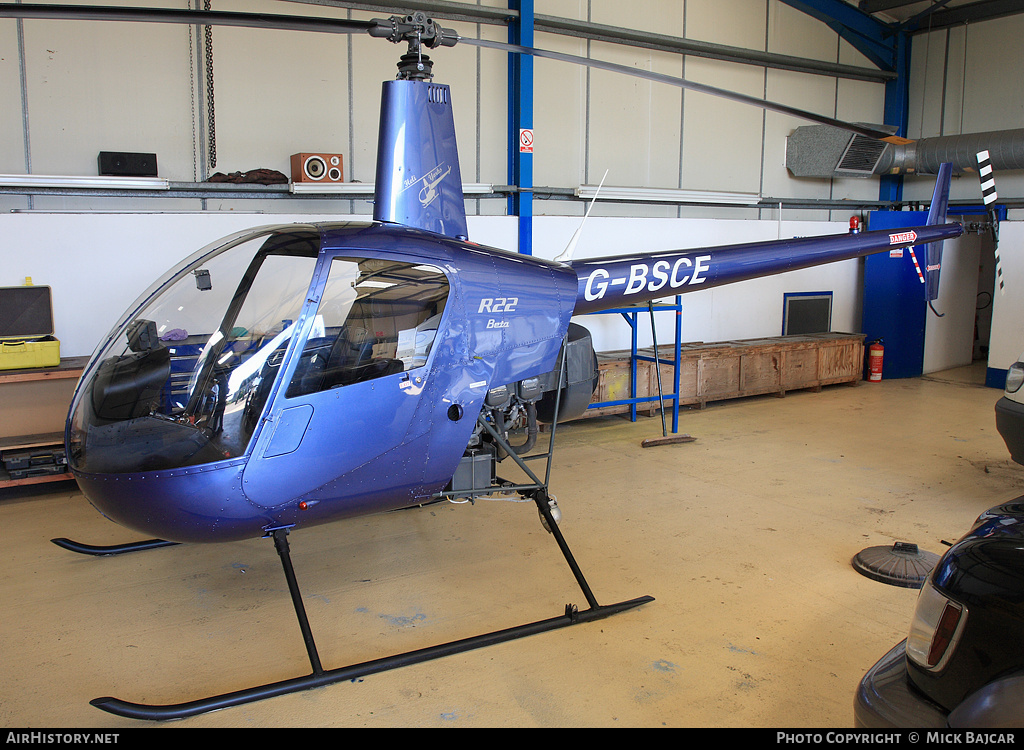 Aircraft Photo of G-BSCE | Robinson R-22 Beta | AirHistory.net #1886