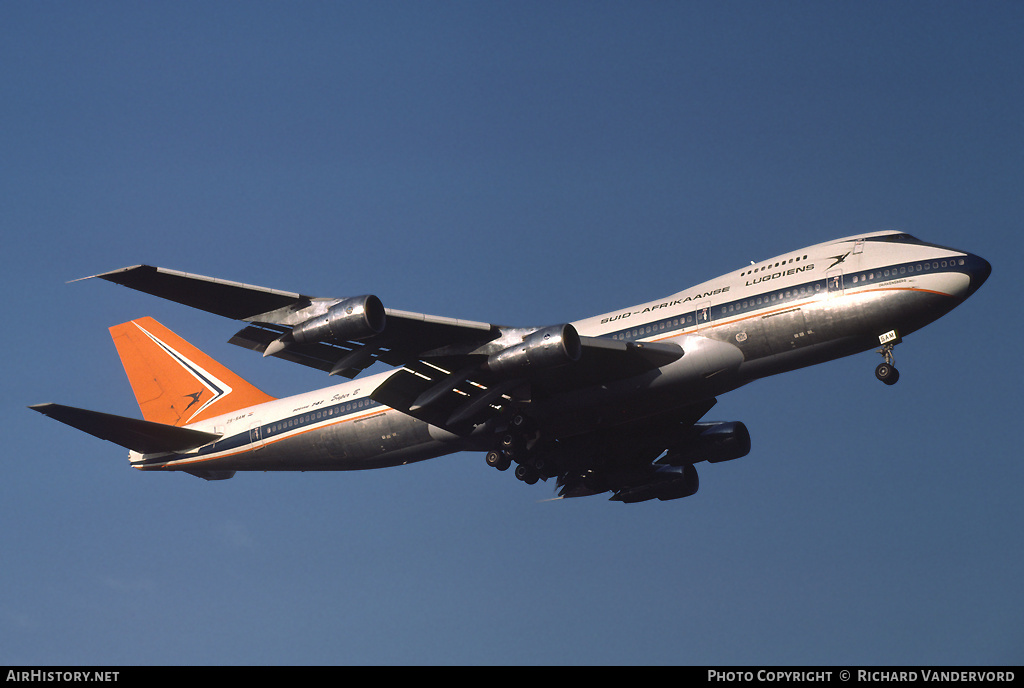 Aircraft Photo of ZS-SAM | Boeing 747-244B | South African Airways - Suid-Afrikaanse Lugdiens | AirHistory.net #1896