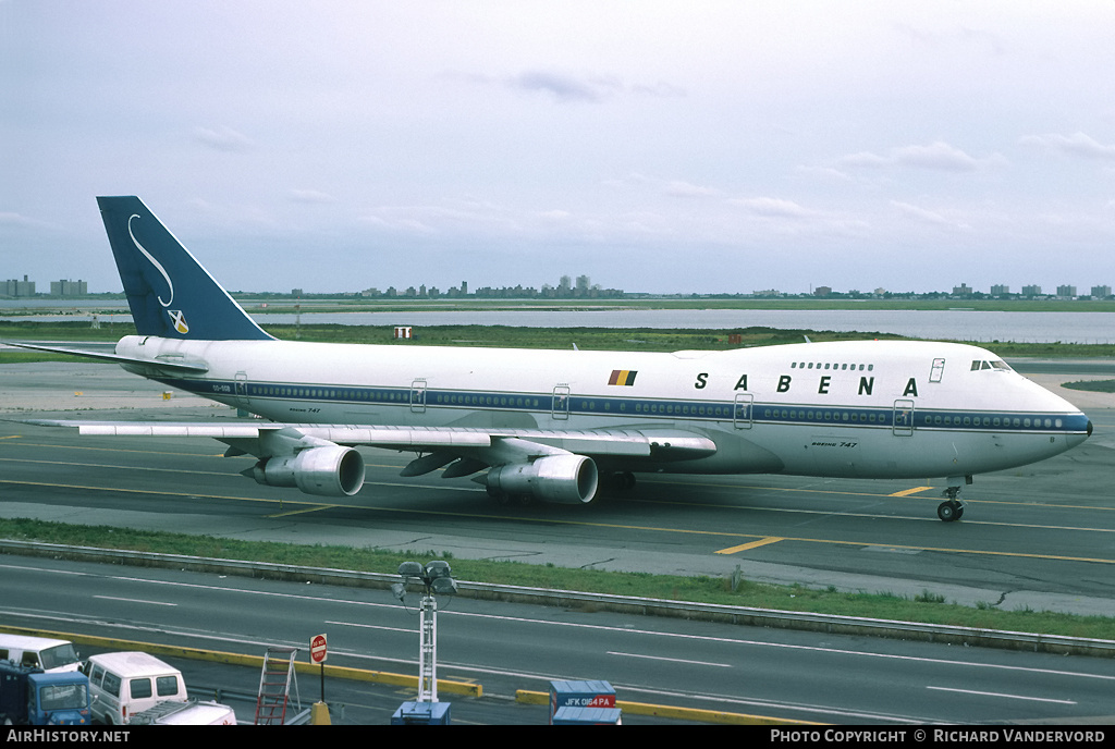 Aircraft Photo of OO-SGB | Boeing 747-129(M) | Sabena | AirHistory.net #1897