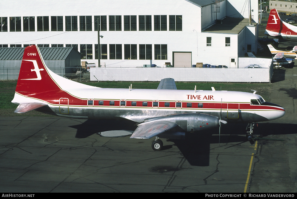 Aircraft Photo of C-FPWS | Convair 640 | Time Air | AirHistory.net #1898