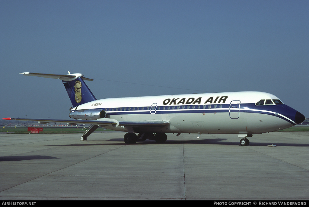 Aircraft Photo of G-BKAV | BAC 111-320AZ One-Eleven | Okada Air | AirHistory.net #1903