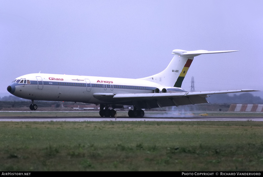 Aircraft Photo of 9G-ABO | Vickers VC10 Srs1102 | Ghana Airways | AirHistory.net #1909