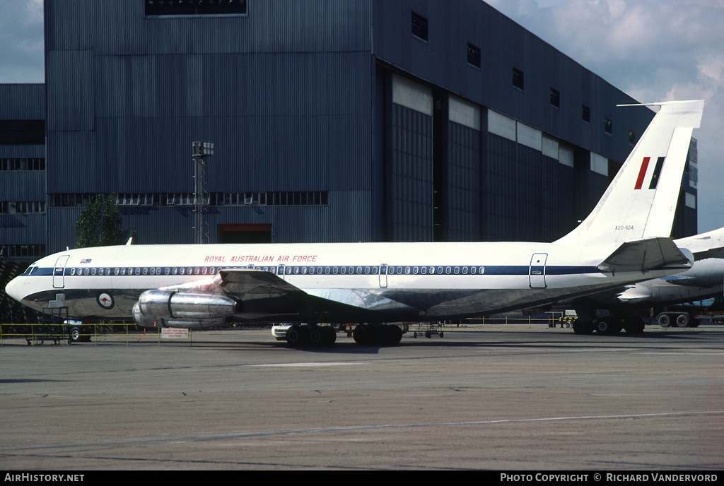 Aircraft Photo of A20-624 | Boeing 707-338C(KC) | Australia - Air Force | AirHistory.net #1937