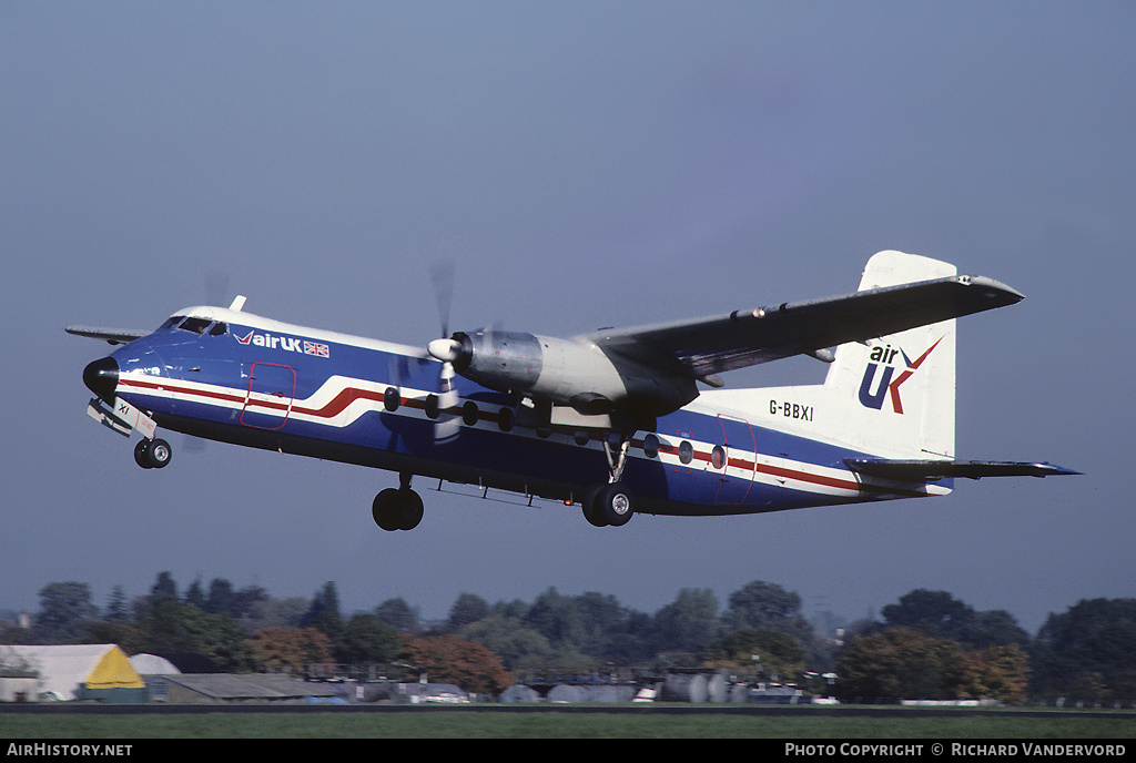 Aircraft Photo of G-BBXI | Handley Page HPR-7 Herald 203 | Air UK | AirHistory.net #1949