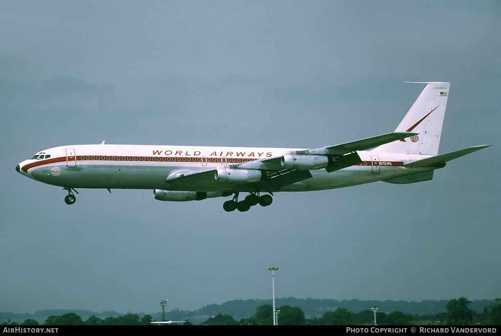 Aircraft Photo of N704PA | Boeing 707-331 | World Airways | AirHistory.net #1972