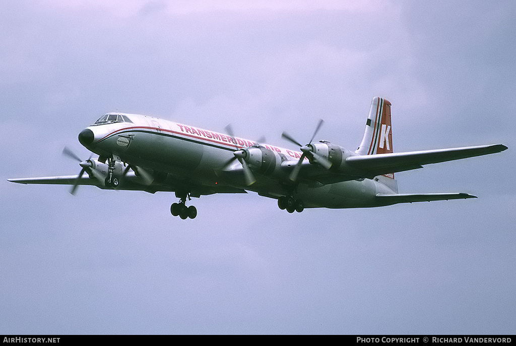 Aircraft Photo of G-AZKJ | Canadair CL-44D4-2 | Transmeridian Air Cargo | AirHistory.net #1986