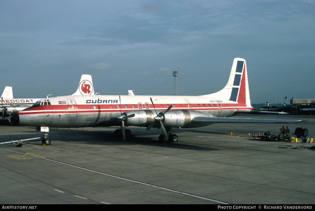 Aircraft Photo of CU-T669 | Bristol 175 Britannia 318 | Cubana | AirHistory.net #2001