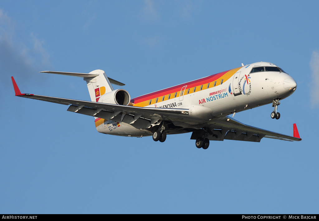 Aircraft Photo of EC-JCM | Bombardier CRJ-200ER (CL-600-2B19) | Iberia Regional | AirHistory.net #2005