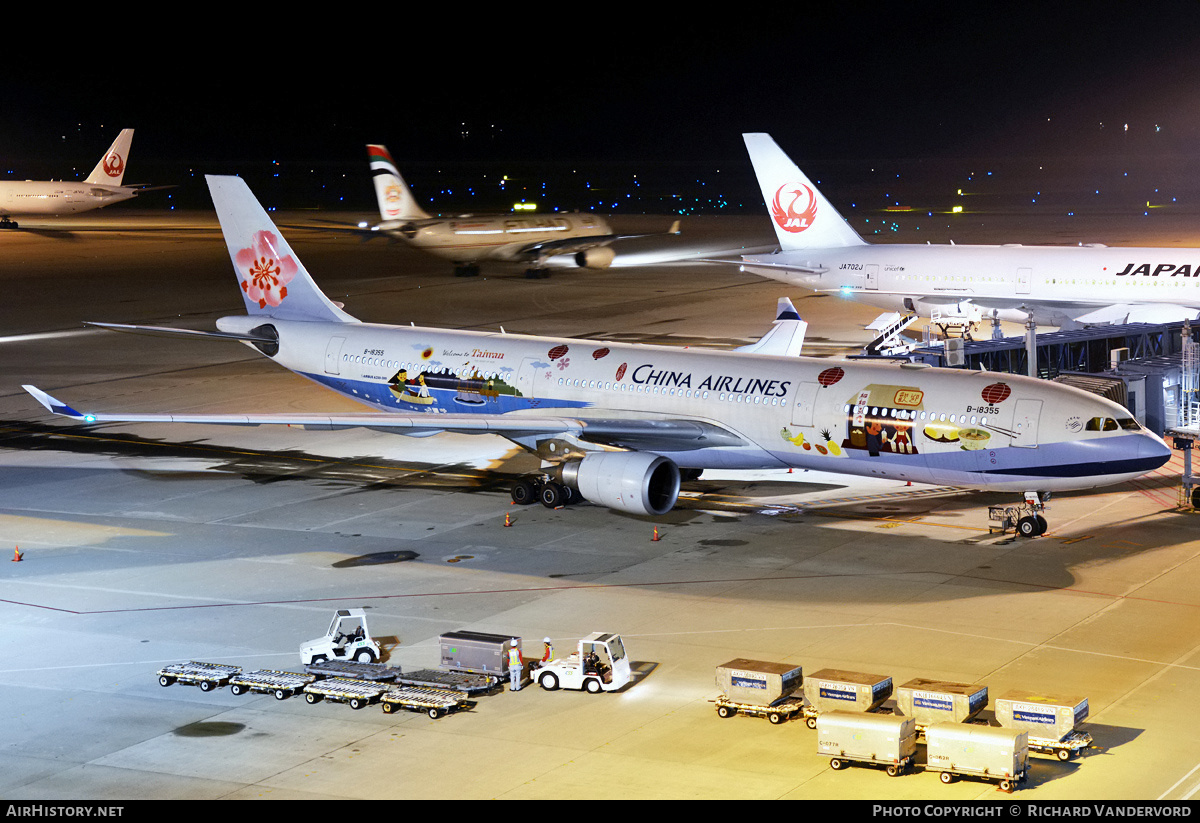 Aircraft Photo of B-18355 | Airbus A330-302 | China Airlines | AirHistory.net #2024