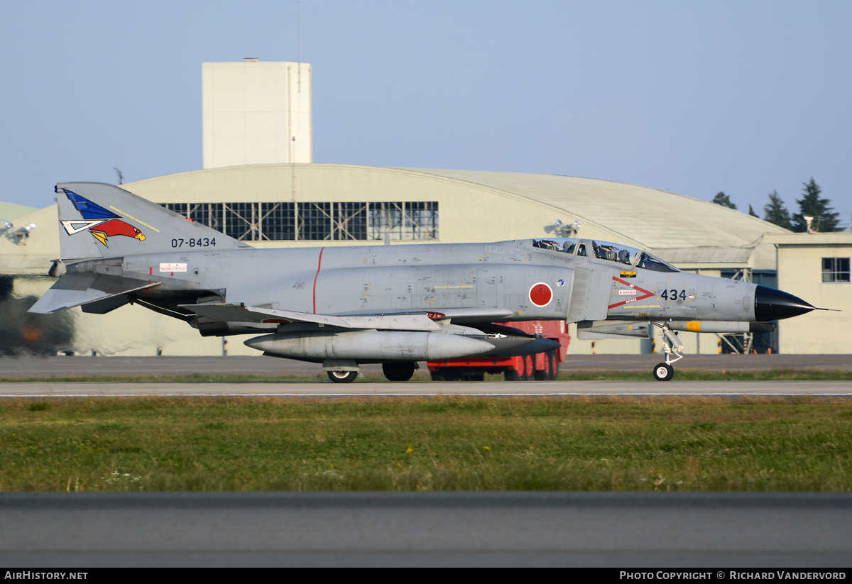 Aircraft Photo of 07-8434 | McDonnell Douglas F-4EJ Kai Phantom II | Japan - Air Force | AirHistory.net #2033