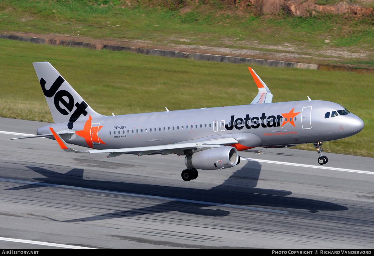 Aircraft Photo of 9V-JSV | Airbus A320-232 | Jetstar Airways | AirHistory.net #2043