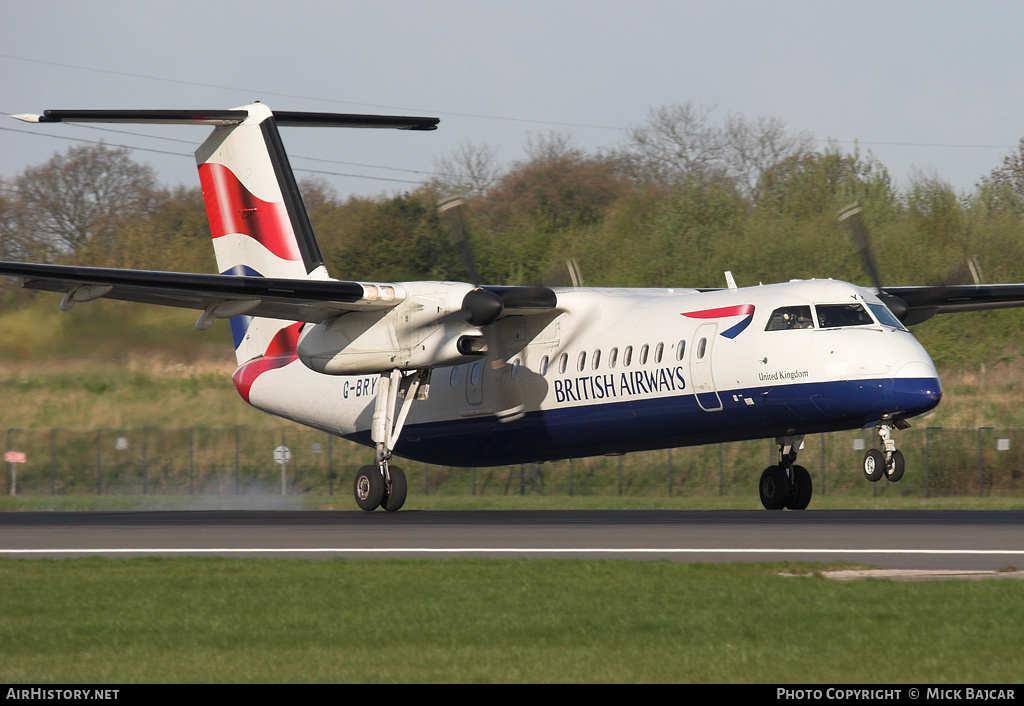 Aircraft Photo of G-BRYX | Bombardier DHC-8-311Q Dash 8 | British Airways | AirHistory.net #2060