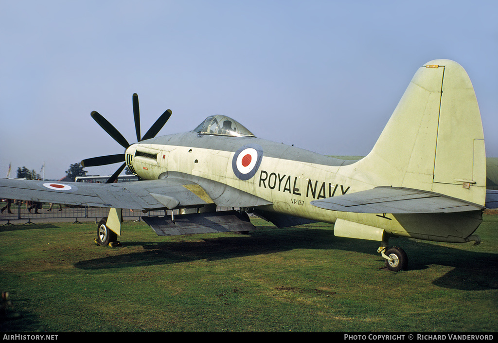 Aircraft Photo of VR137 | Westland Wyvern TF1 | UK - Navy | AirHistory.net #2063