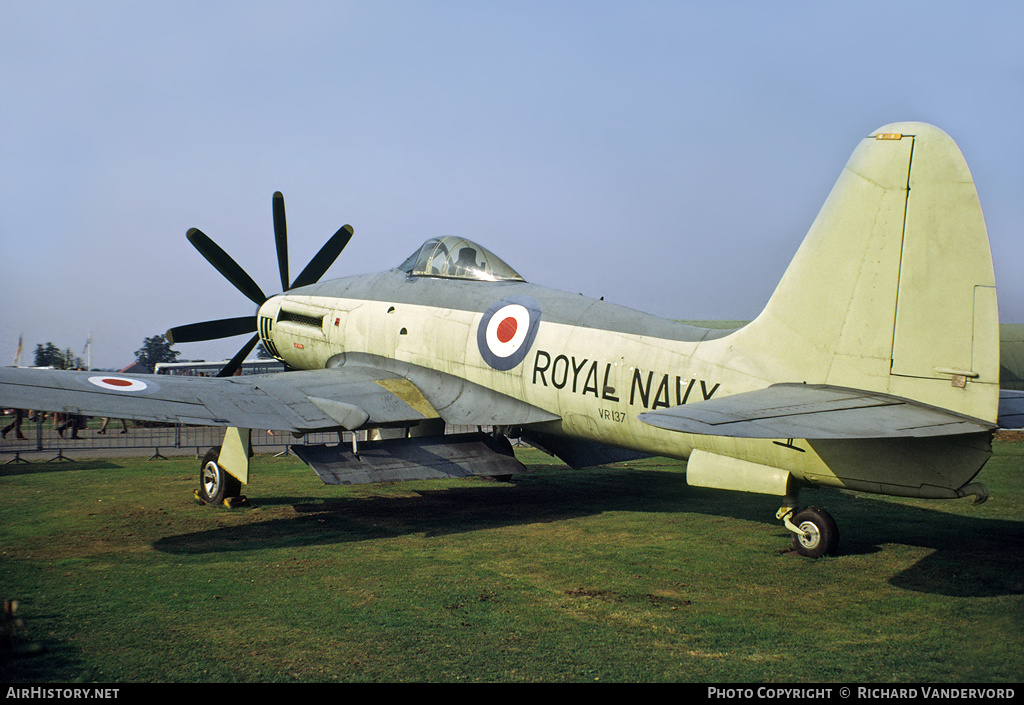 Aircraft Photo of VR137 | Westland Wyvern TF1 | UK - Navy | AirHistory.net