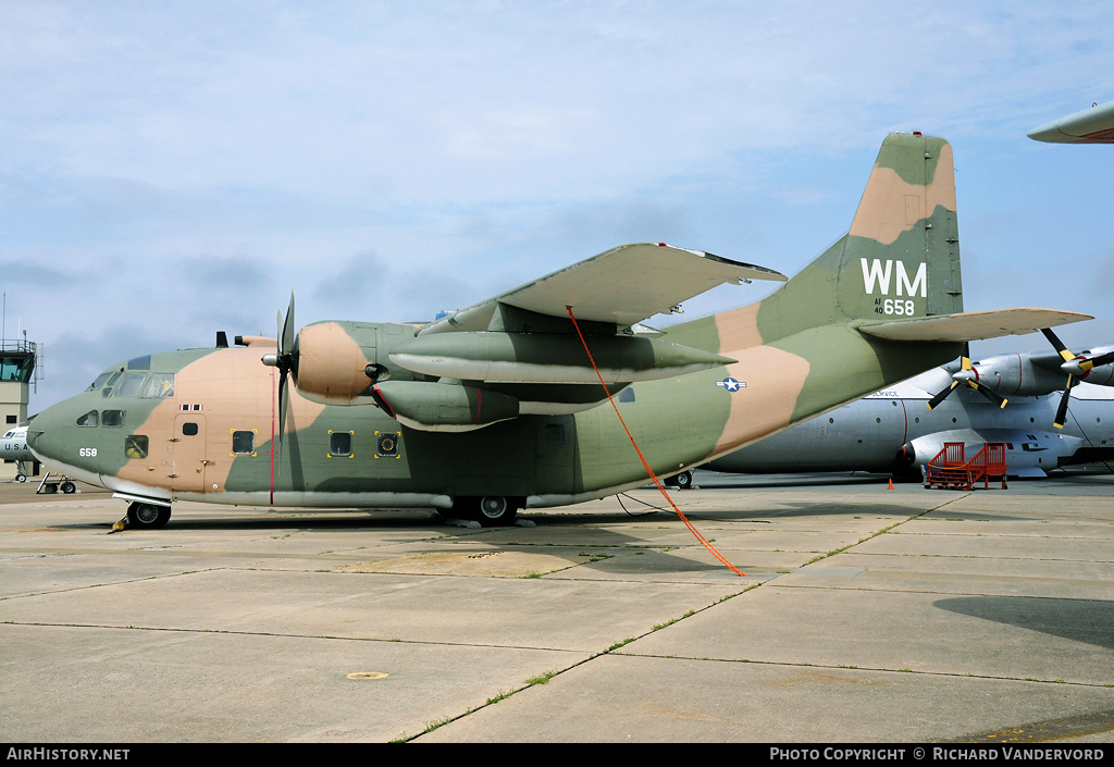 Aircraft Photo of 54-658 / AF40-658 | Fairchild UC-123K Provider | USA - Air Force | AirHistory.net #2067