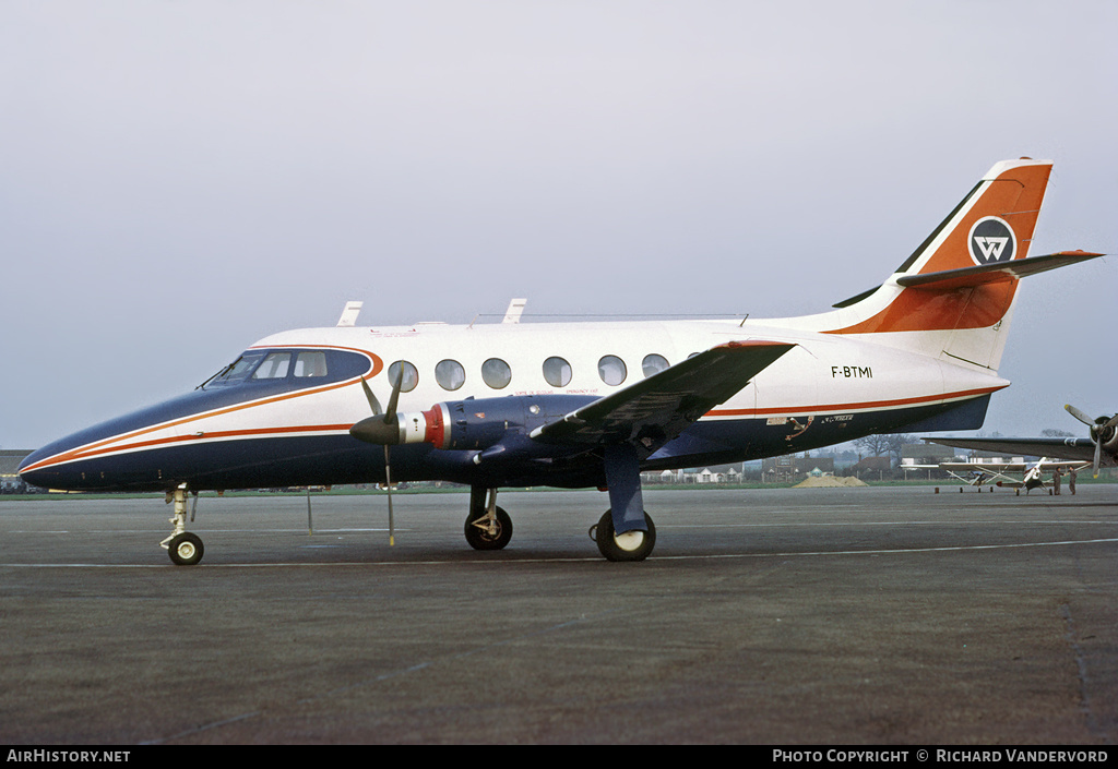 Aircraft Photo of F-BTMI | Handley Page HP-137 Jetstream 1 | Air Wasteels | AirHistory.net #2084