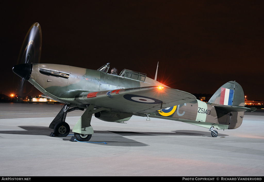 Aircraft Photo of G-HURI / Z5140 | Hawker Hurricane Mk12A | UK - Air Force | AirHistory.net #2087