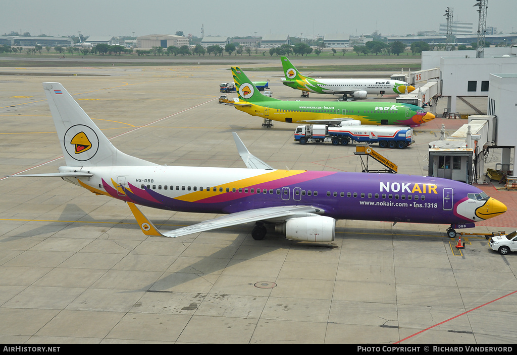 Aircraft Photo of HS-DBB | Boeing 737-8AS | Nok Air | AirHistory.net #2090
