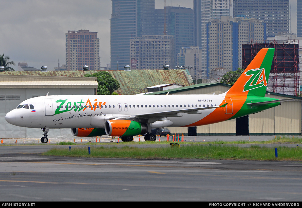 Aircraft Photo of RP-C8988 | Airbus A320-232 | Zest Air | AirHistory.net #2095