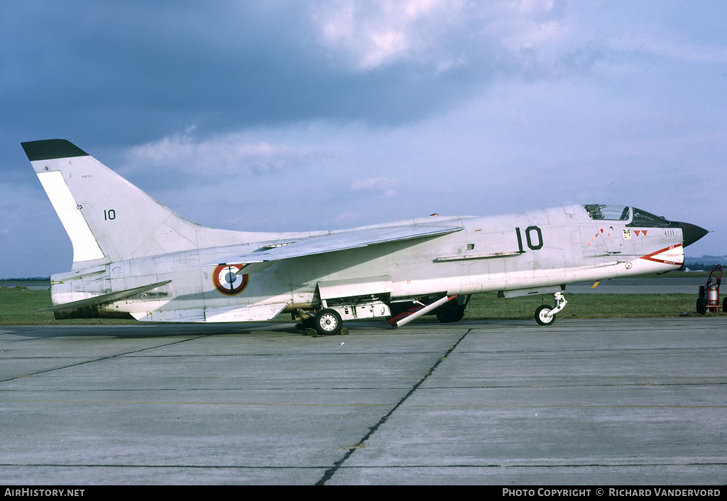 Aircraft Photo of 10 | Vought F-8E(FN) Crusader | France - Navy | AirHistory.net #2117