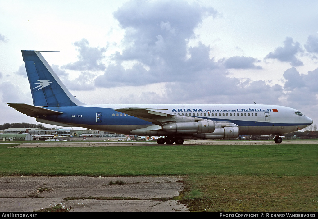 Aircraft Photo of YA-HBA | Boeing 720-030B | Ariana Afghan Airlines | AirHistory.net #2126