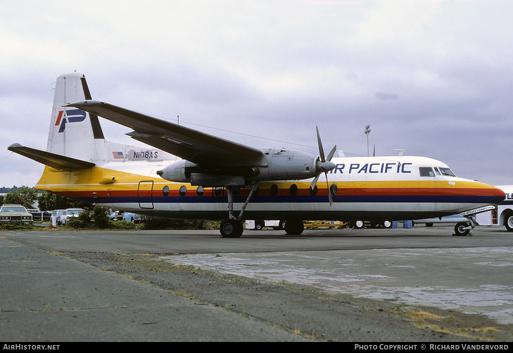 Aircraft Photo of N108AS | Fairchild F-27F | Air Pacific | AirHistory.net #2128