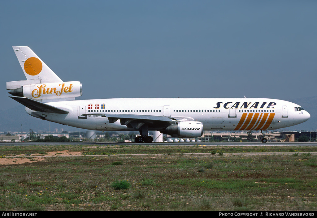 Aircraft Photo of SE-DHS | McDonnell Douglas DC-10-10 | Scanair | AirHistory.net #2130
