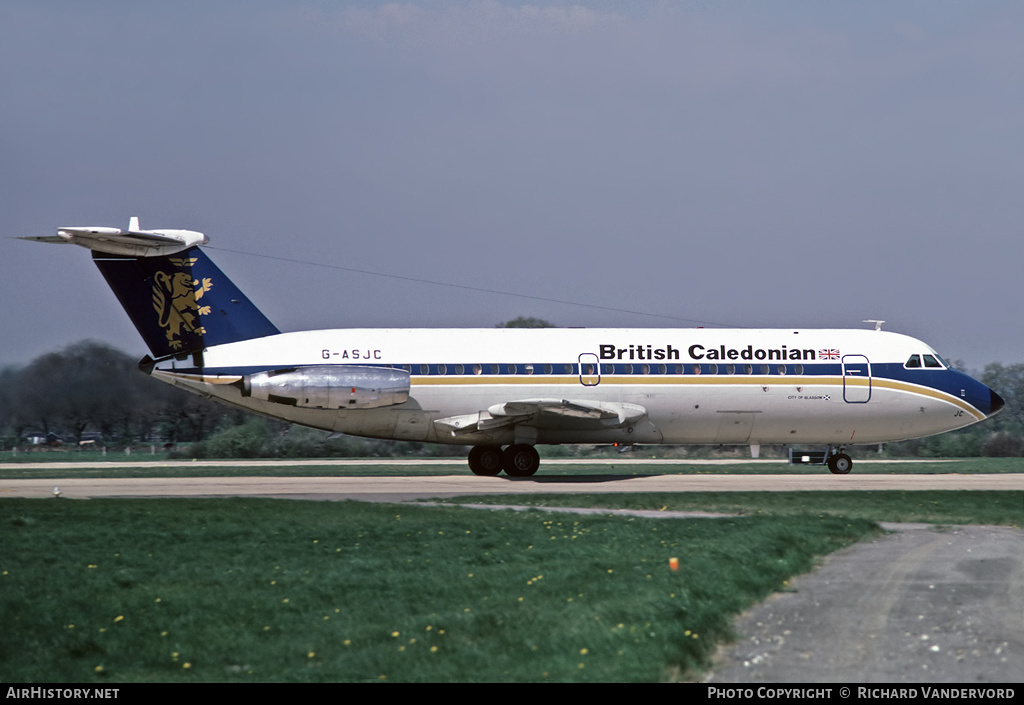 Aircraft Photo of G-ASJC | BAC 111-201AC One-Eleven | British Caledonian Airways | AirHistory.net #2144
