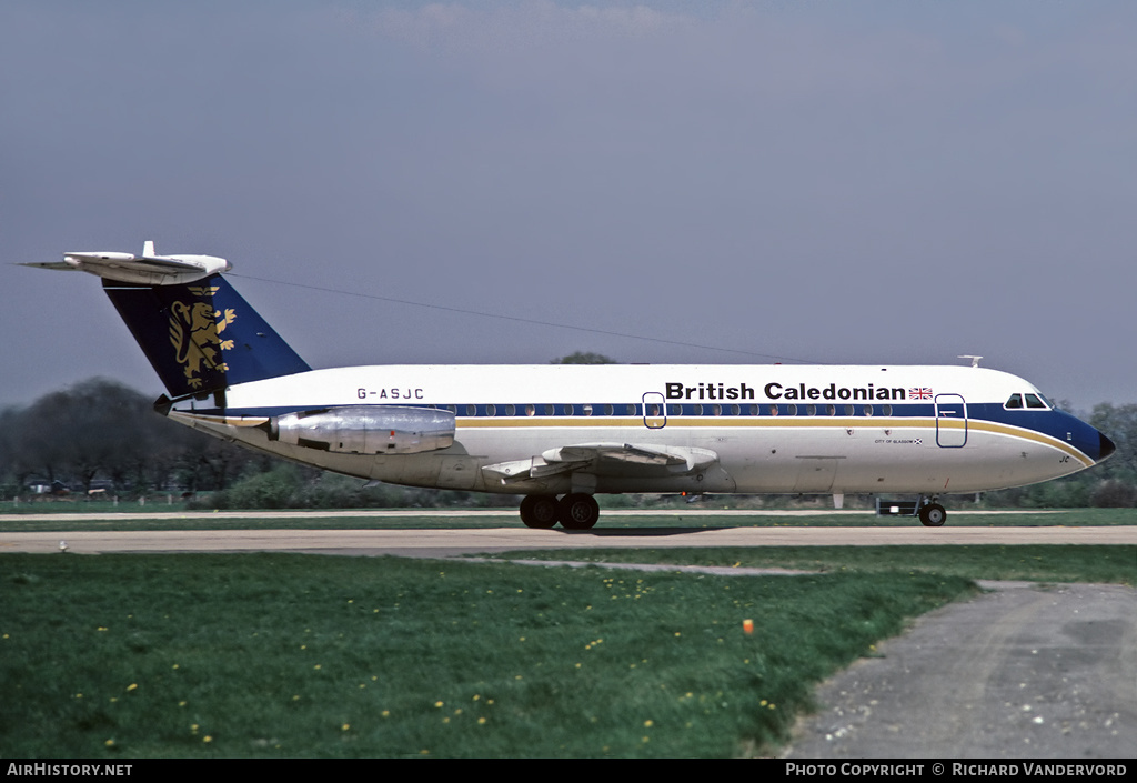 Aircraft Photo of G-ASJC | BAC 111-201AC One-Eleven | British Caledonian Airways | AirHistory.net