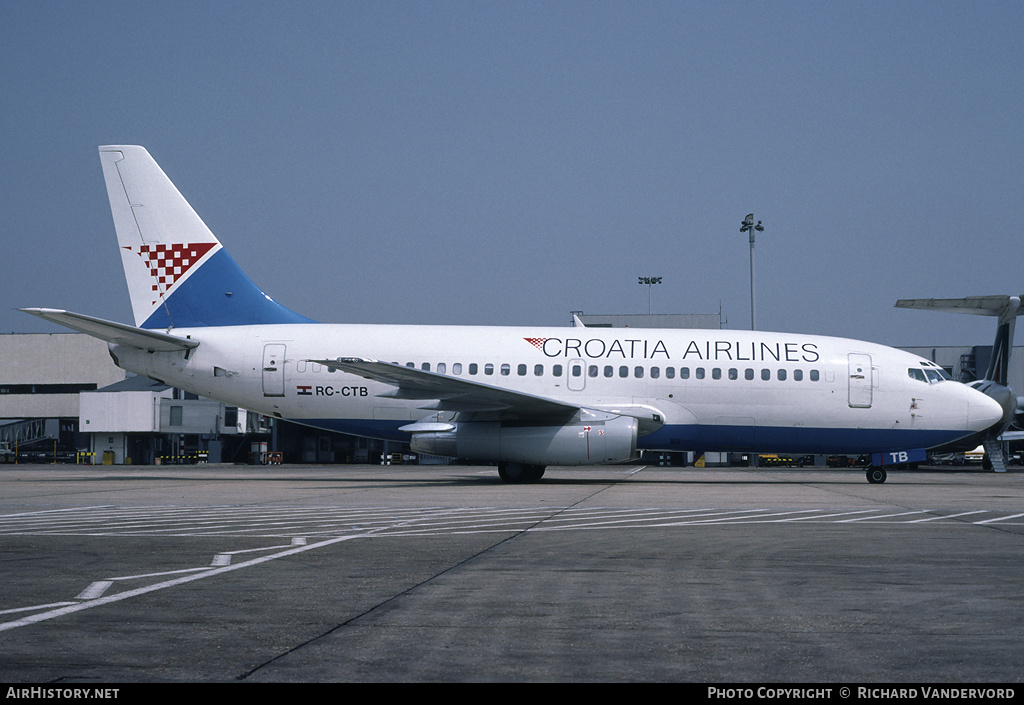 Aircraft Photo of RC-CTB | Boeing 737-230/Adv | Croatia Airlines | AirHistory.net #2153