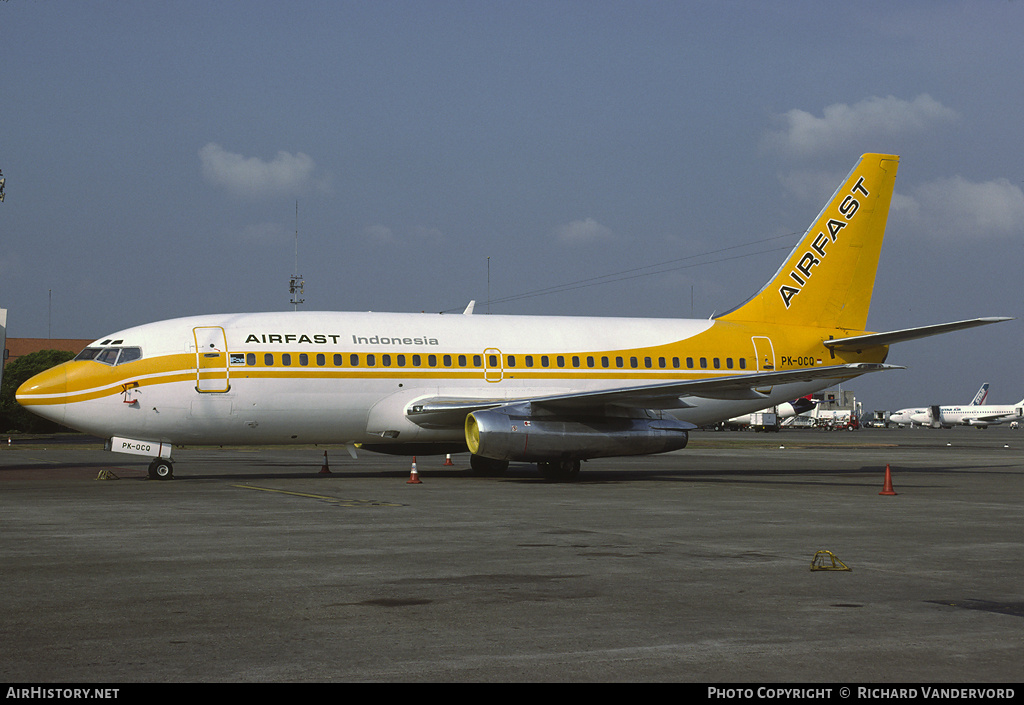 Aircraft Photo of PK-OCQ | Boeing 737-2Q8/Adv | Airfast | AirHistory.net #2155
