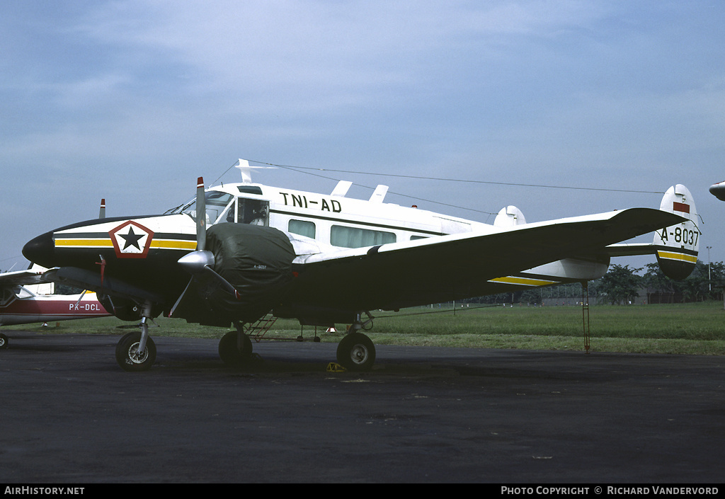 Aircraft Photo of A-8037 | Beech H18 Tri-Gear | Indonesia - Army | AirHistory.net #2164