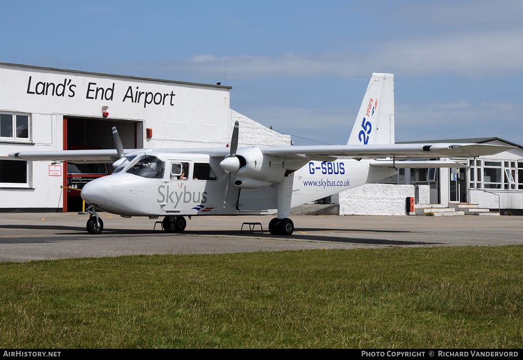 Aircraft Photo of G-SBUS | Britten-Norman BN-2A-26 Islander | Isles of Scilly Skybus | AirHistory.net #2168