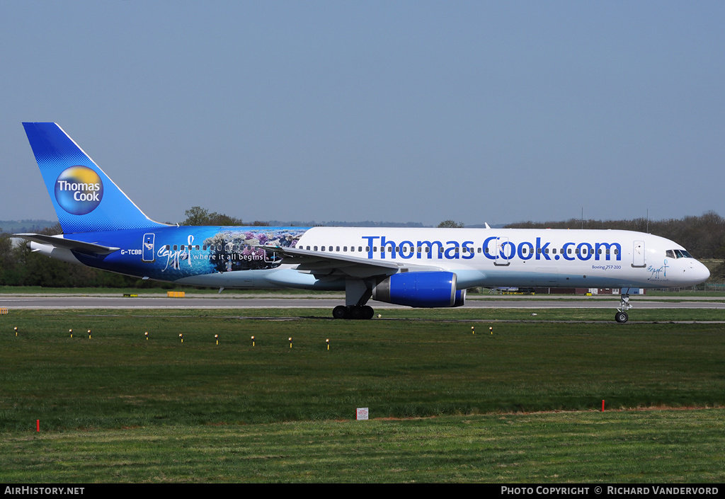 Aircraft Photo of G-TCBB | Boeing 757-236 | Thomas Cook Airlines | AirHistory.net #2177