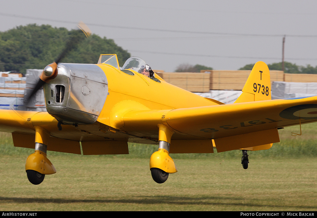 Aircraft Photo of G-AKAT / T9738 | Miles M.14A Hawk Trainer 3 | UK - Air Force | AirHistory.net #2227