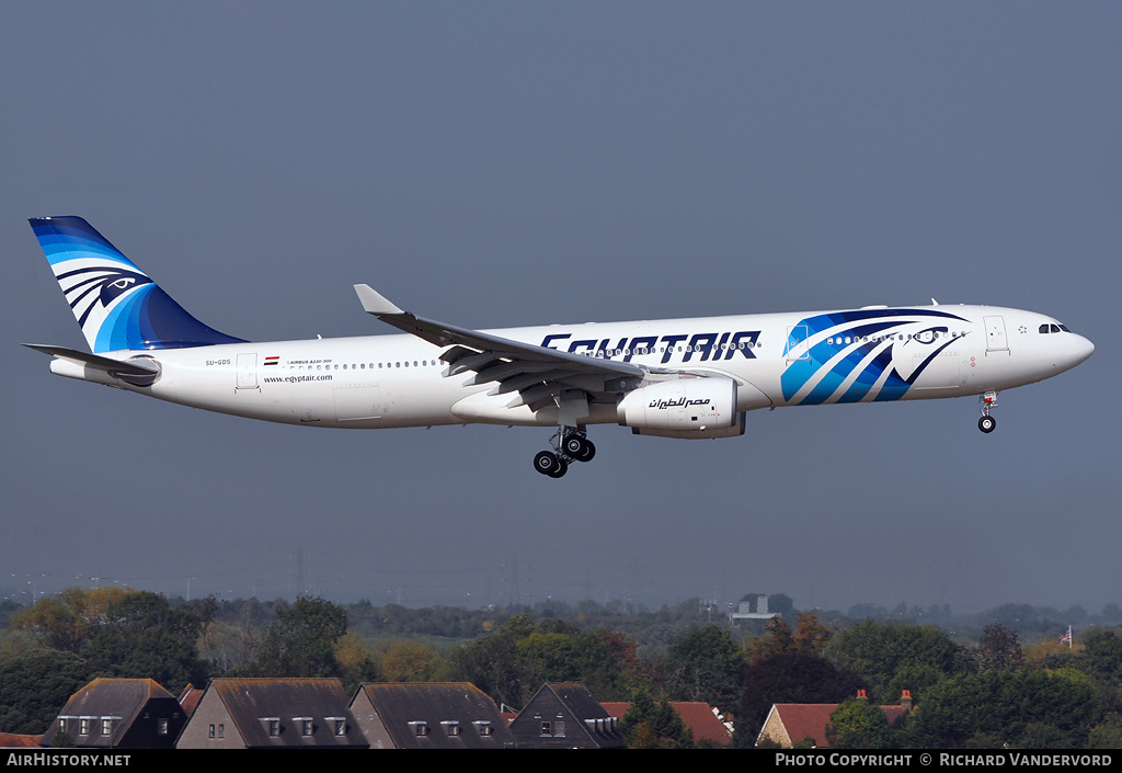 Aircraft Photo of SU-GDS | Airbus A330-343 | EgyptAir | AirHistory.net #2239