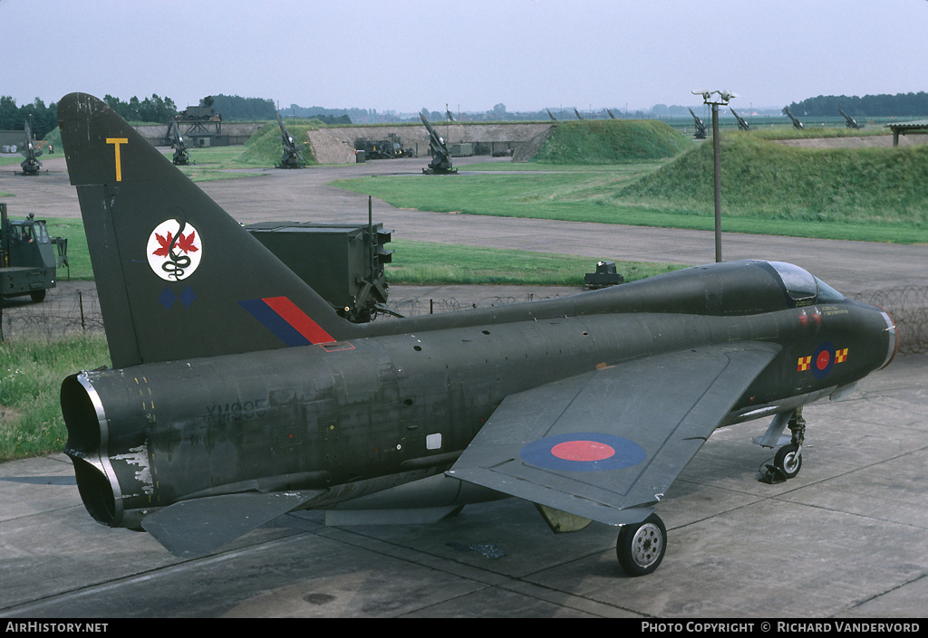 Aircraft Photo of XM995 | English Electric Lightning T4 | UK - Air Force | AirHistory.net #2249