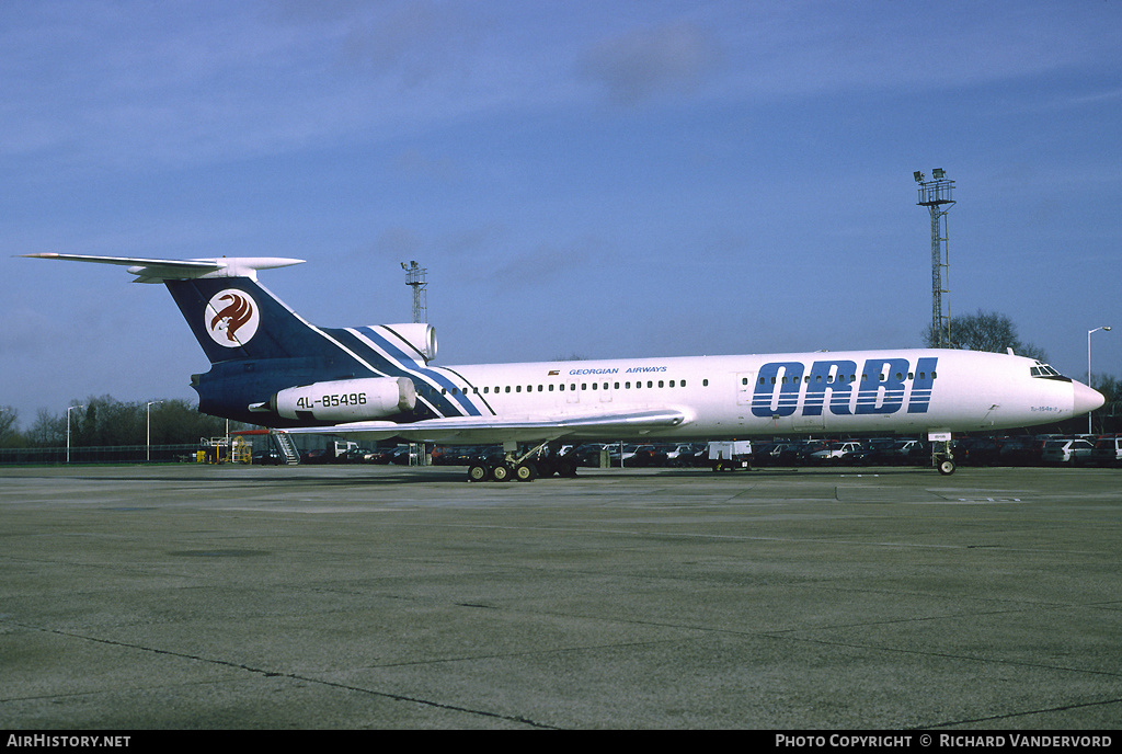 Aircraft Photo of 4L-85496 | Tupolev Tu-154B-2 | Orbi - Georgian Airways | AirHistory.net #2253