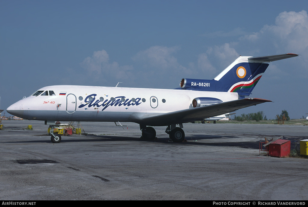 Aircraft Photo of RA-88261 | Yakovlev Yak-40 | Yakutia Airlines | AirHistory.net #2256