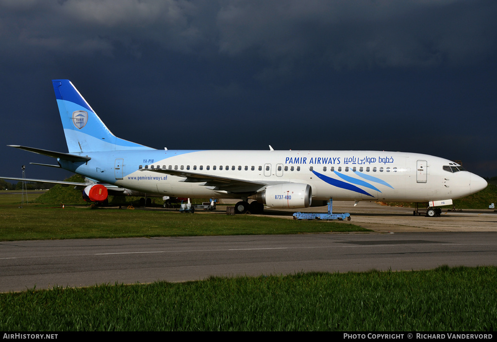Aircraft Photo of YA-PIB | Boeing 737-4Y0 | Pamir Airways | AirHistory.net #2265