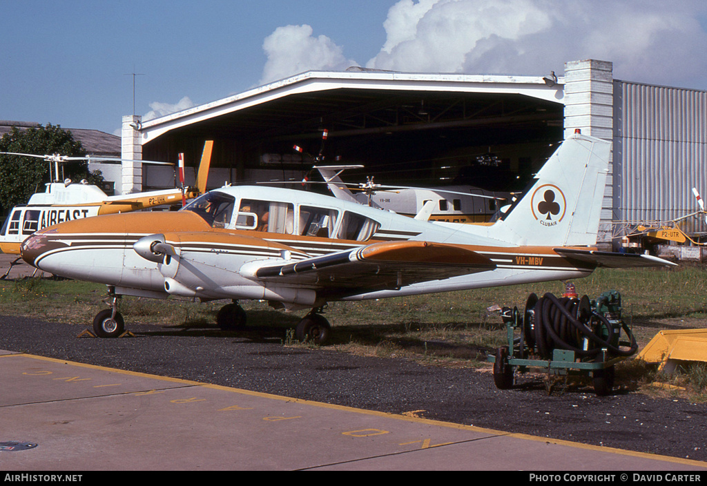 Aircraft Photo of VH-MBV | Piper PA-23-250 Aztec B | Clubair | AirHistory.net #2273