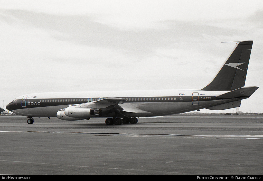 Aircraft Photo of G-APFI | Boeing 707-436 | BOAC - British Overseas Airways Corporation | AirHistory.net #2276