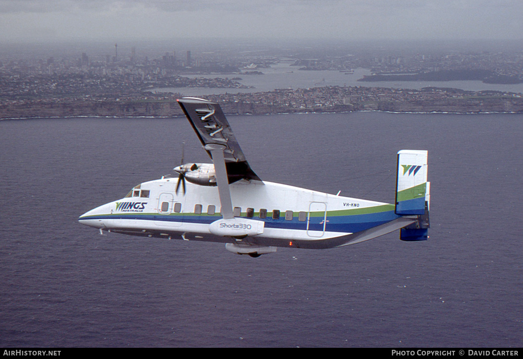 Aircraft Photo of VH-KNO | Short 330-100 | Wings Australia | AirHistory.net #2300