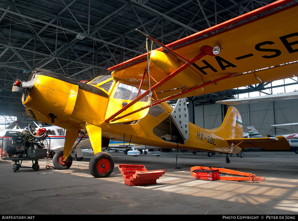 Aircraft Photo of HA-SBL | PZL-Okecie PZL-101A Gawron | AirHistory.net #2314