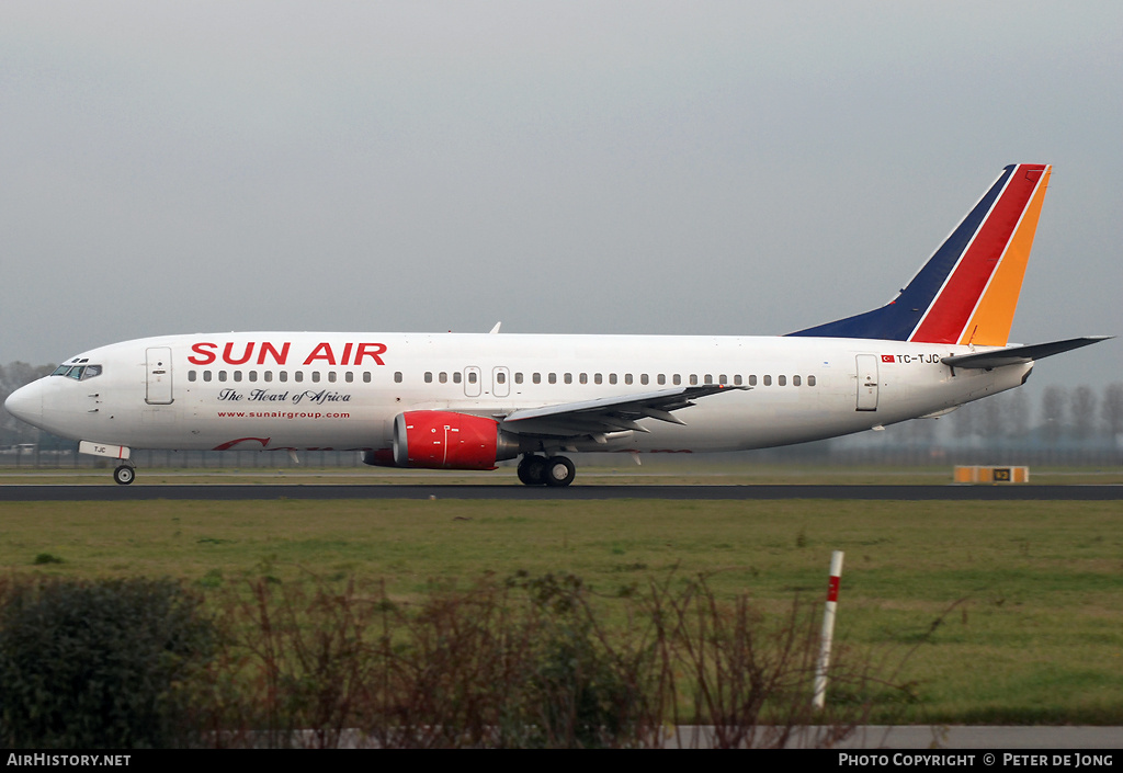 Aircraft Photo of TC-TJC | Boeing 737-4Q8 | Sun Air Sudan | AirHistory.net #2323