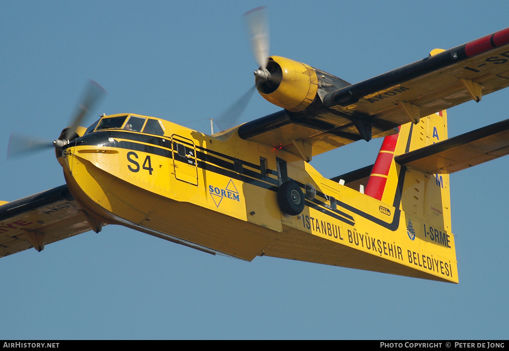 Aircraft Photo of I-SRME | Canadair CL-215-II (CL-215-1A10) | İstanbul Büyükşehir Belediyesi | AirHistory.net #2324