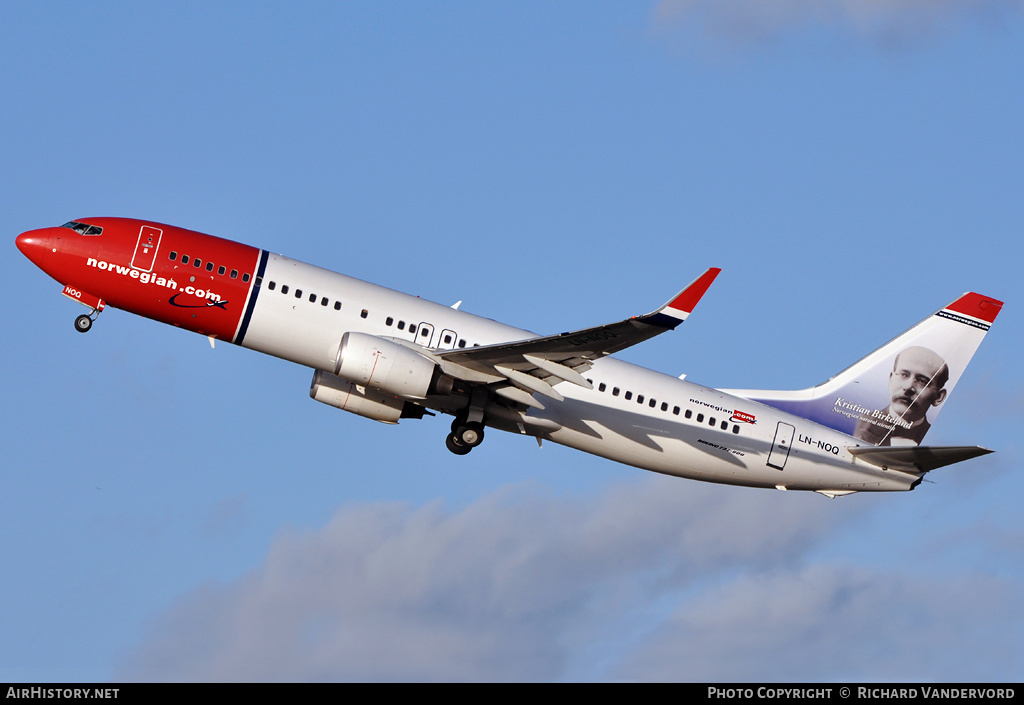 Aircraft Photo of LN-NOQ | Boeing 737-86N | Norwegian | AirHistory.net #2329