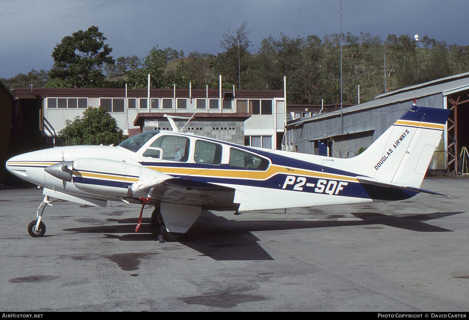 Aircraft Photo of P2-SQF | Beech D55 Baron | Douglas Airways | AirHistory.net #2346