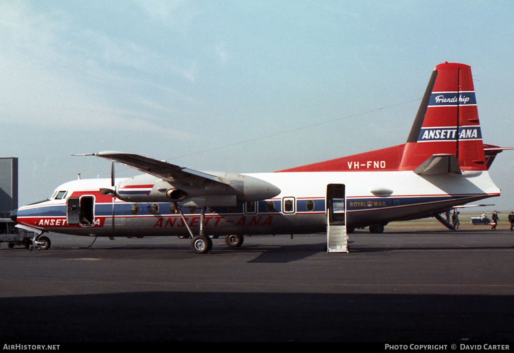 Aircraft Photo of VH-FNO | Fokker F27-600 Friendship | Ansett - ANA | AirHistory.net #2357