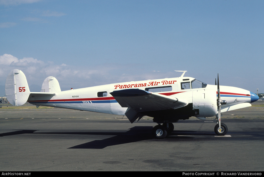 Aircraft Photo of N215H | Beech C-45G Expeditor/Tri-Gear | Panorama Air Tour | AirHistory.net #2361